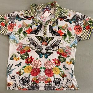 Johnny Was Butterfly Tee